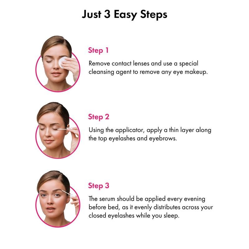 Toplash - Eyelash Growth Serum - Natural & Hypoallergenic -