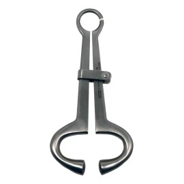 Hergom Premium Pinza Para Nariz De Vaca Anillo De Ganado Acero Inox 18 Cm