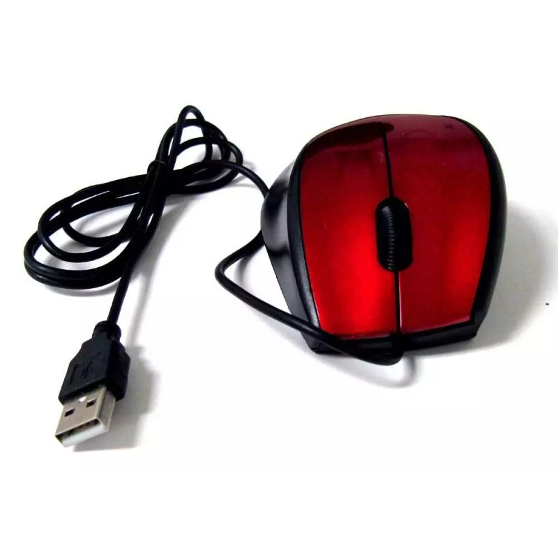 Unbranded/Generic USB Wired Optical Mouse Mice for Computer Red