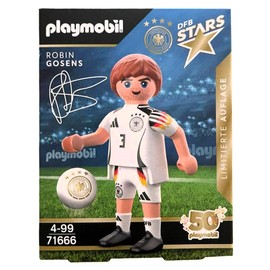 PLAYMOBIL DFB Stars Player Figures to Choose From - Limited Edition for Euro 2024 (71666 - Robin Gosens)