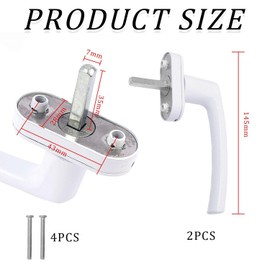 2 Pieces of Door and Window Handles, Furniture Handle Replacement, Home Decoration Supplies, Furniture Accessories.