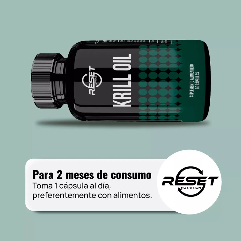 Reset Nutrition Krill Oil Omega 3 6 9 Plus 60