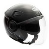 MMG Helmets Open Face Pilot Style Integrated Flip Up Visor