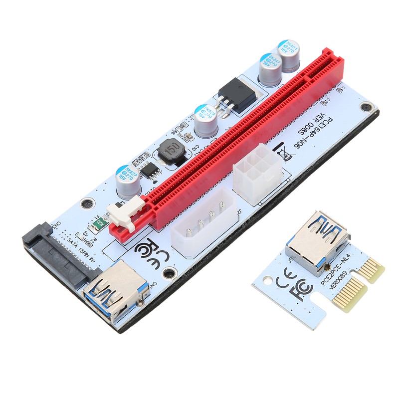 PCIE Riser Adapter Card 1X to 16X 3 Interface Easy