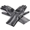 GREEFEI Black Latex Short Gloves,Natural Rubber Gloves Unisex Handmade,Masquerade Theme