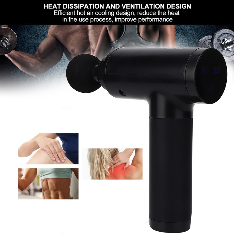 Massage Gun 6 Levels Wireless Charging Muscle Pain Fatigue Relive