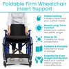 Vive Solid Wheelchair Seat Insert – Firm Non-Slip Water Resistant