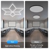 Gonengo Hexagon LED Garage Light - Hexagonal Snow Lights, 710W