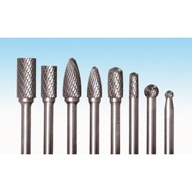 Eastwood 8 Pieces Dual-Cut Carbide Rotary Files Burrs Set 1/4 in. Shank Taper Shape Drill Die Grinder for Woodworking Engraving Drilling & Carving