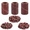 300Pcs Sanding Bands for Nail Drill, Brown Sanding Bands for