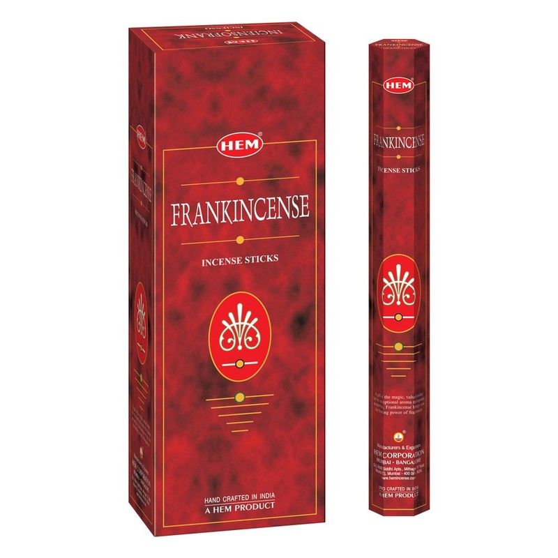 Frankincense - Box of Six 20 Sticks Tubes, 120 Sticks