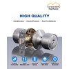 Lanwandeng 3 Sets Keyed Alike Entry Door Knobs and Single