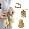 Curtain Tiebacks Curtain Tiebacks Rope Tassel Curtain Holdbacks Silver Gold