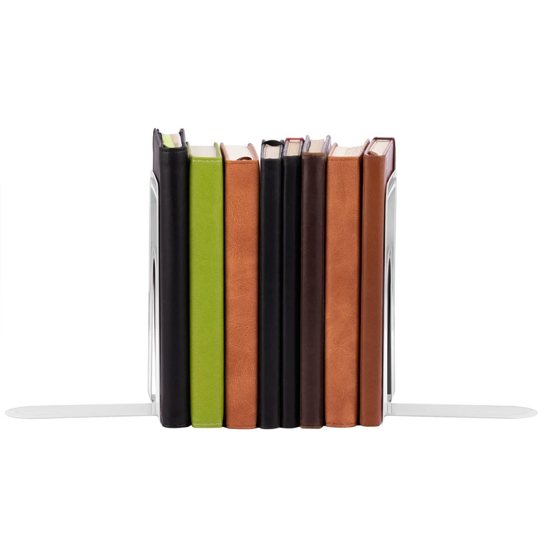 Jazooli Metal Book Ends | Perfect as Bookends for Shelves,