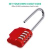 Combination Padlock Heavy Duty Lock - BeskooHome[2Pack] 2.5inch Long Shackle