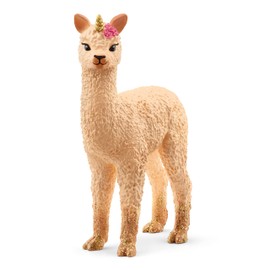 Schleich Bayala New 2023, Juguetes míticos de Unicornio para niñas y niños, Figura de Juguete de Unicornio de Llama bebé, a Partir de 5 años