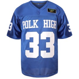 Tocament 33 AL Bundy Jersey,Polk High Football Jerseys,Blue Sports Shirt Men's 90S Hip Hop Clothing Party S-XXXL(33-3X-Large)