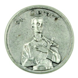 Religious Catholic Gift Saint St Gerard Patron Expectant Mothers Pregnancy Pocket Token Keepsake Coin