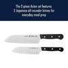 HENCKELS Solution Razor-Sharp 2-pc Knife Set, Santoku Knife 5 Inch,