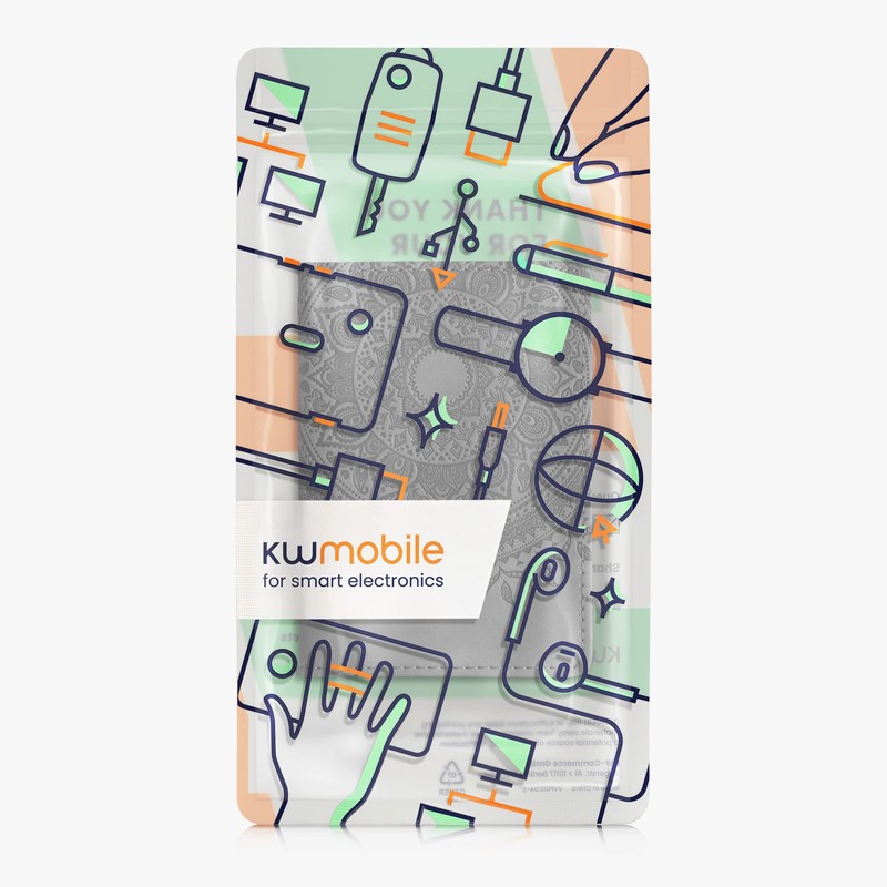 kwmobile Vehicle Registration Certificate Case with Card Slots, Faux Leather
