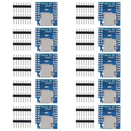 ACEIRMC 10pcs Micro SD Card Shield D1 Mini TF WiFi ESP8266 Compatible for WeMos D1 mini TF card module