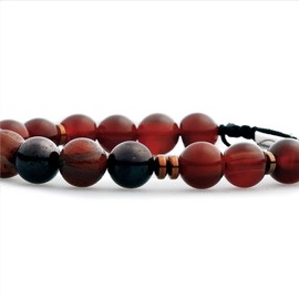 Semita Chakra Healing Gemstone Beaded Bracelet for Vitality made with Garnet, Carnelian and Red Jasper for Men and Women…