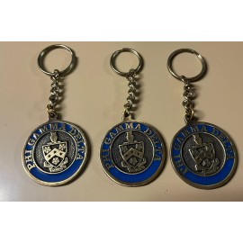 3 Phi Gamma Delta  Fiji Medallion Key Chain Ring ** NEW LOWER PRICE
