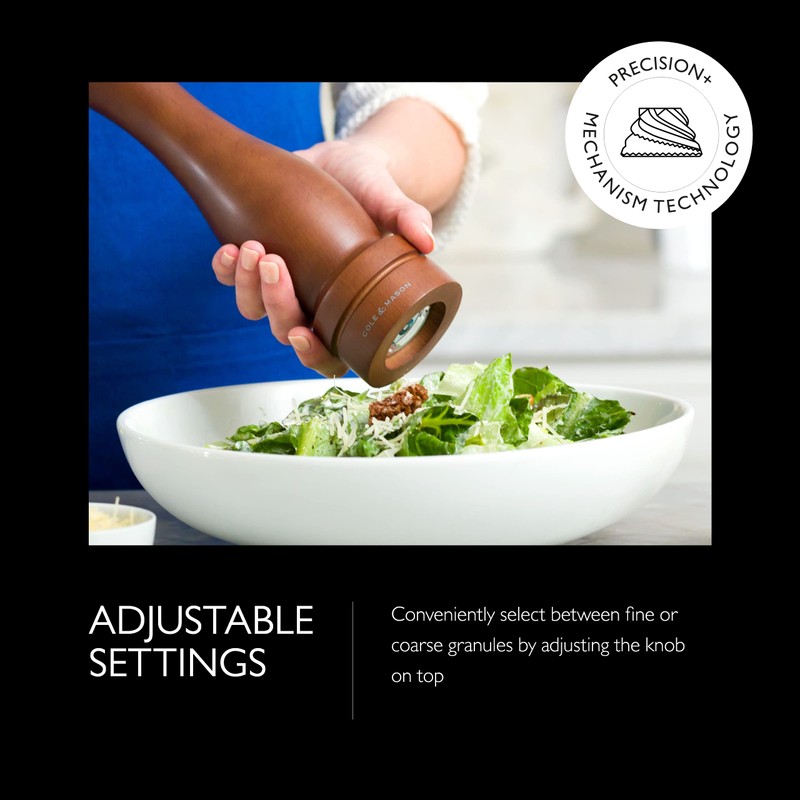 Cole & Mason 12.5-inch Forest Capstan Pepper Mill - Adjustable