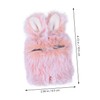 CAXUSD 1pc Cartoon Plush Rabbit Ear Protective Cover for Cute