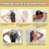 Paquete 10 Piezas Shampoo Tinte Color Negro Instantáneo 15min Cubre