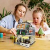 ENJBRICK Garden Hotel Assembly Square Building kit,Modular House Building Blocks