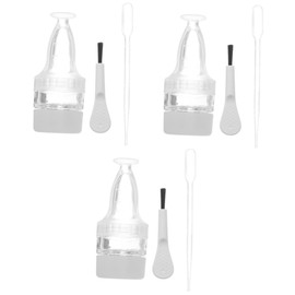 FRCOLOR 3pcs Scalp Oil Applicator Scalp Comb Applicator for Hair Oil Plastic Material Smooth Surface