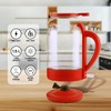 OVENTE Electric Kettle with 1.5L Borosilicate Glass, 1500W Fast Boiling