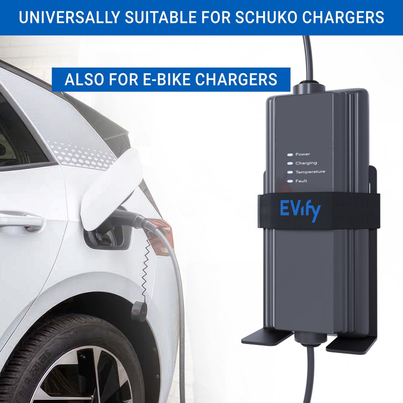 EVify EV Charger Holder - EV Type 2 Wall Bracket