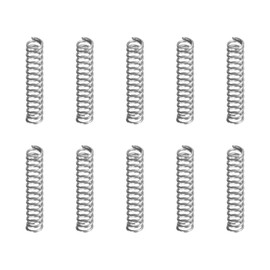 DTGN 0.3x2x10mm(DxODxL) Compression Spring - 30Pack - Good for Machinery - Spring Steel Extension Spring - Gray