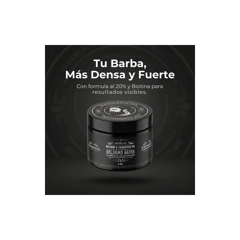 Bálsamo Booster 20% Para Crecer Barba Maximus Inc 118ml