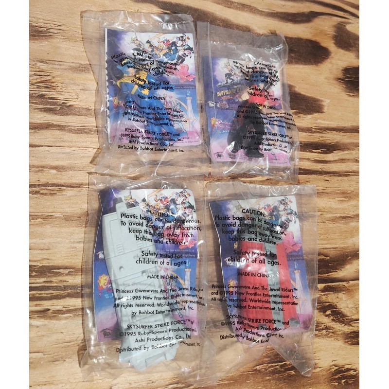 1995 Skysurfer Strike Force Complete Set Of 4 Toys~Long John