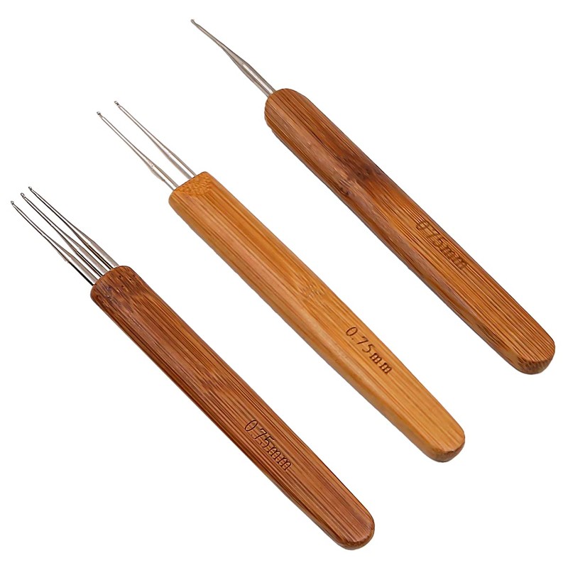 VOANZO Pack of 5 Tools Includes 3 Pieces Dreadlocks Crochet