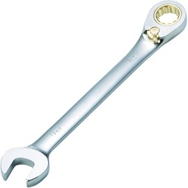 TRUSCO Switchable Ratchet Combination Wrench (Standard) Nominal: 17 TGRW-17R