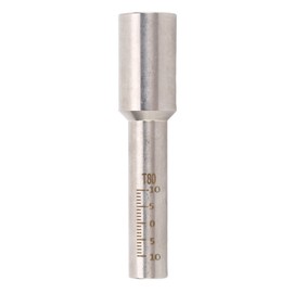 Laser Welded Graduated Tube Stainless Steel High Accuracy Handheld Metal Scale Tube 80mm