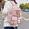 Kawaii Backpack Large Capacity Cute Bear Accessories Backpack for School