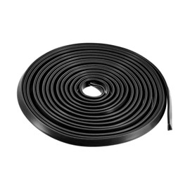 TA-VIGOR Rubber Edge Trim U Seal Fits 0.1-1.5mm Edge 10Ft Length, U Channel Edge Trim Rubber Seal, U Shape Weather Stripping for Edge Protector