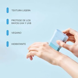 TOCOBO Cotton Airy Sun Stick Mini Protector Solar en Barra SPF50+ PA+++ 11 g, Acabado Mate Invisible, Textura Ligera, Control de Sebo, K-Beauty para Todo Tipo de Piel