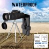 Vivreal NOVAWARE 12X50 Monocular Telescope Smartphone Camera Tripod Hiking Outdoor