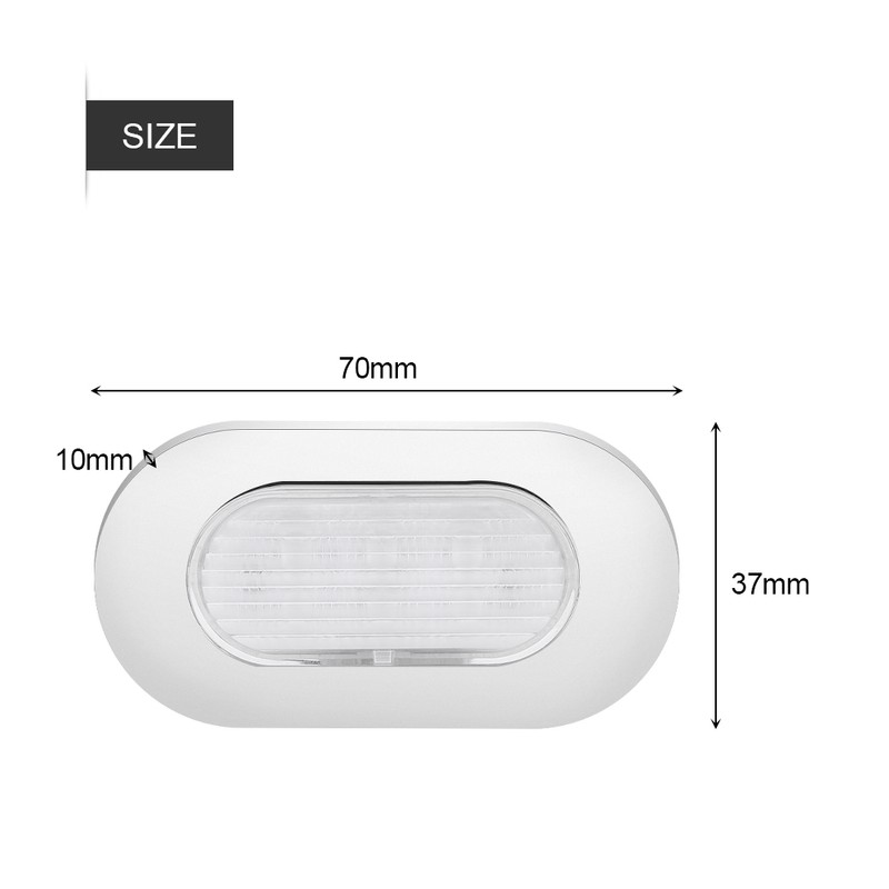 Stainless Steel 12V 2835SMD LED Anchor Stern Transom Light Lamp