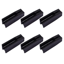 6 Pieces Eyebrow Sharpener Eyebrow Pencil Sharpener 2 in 1 Makeup Sharpener Eyebrow Pencil Shaper Lip Liner Sharpener Microblading Pencil Sharpener Eyeliner Sharpener, Black