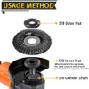 9PCS Angle Grinder Nut Angle Grinder Flange Wrench, Premium Flange