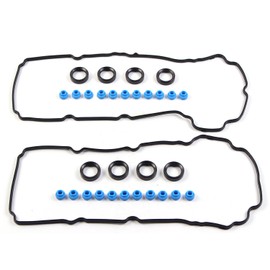 AUCERAMIC VS50767R Engine Valve Cover Gasket Set Compatible with 2007-2015 Ford Edge Flex Fusion Taurus X, Lincoln MKS MKT MKX MKZ, Mazda 6 CX-9, Mercury Sable 3.5L 3.7L V6 DOHC VS50490