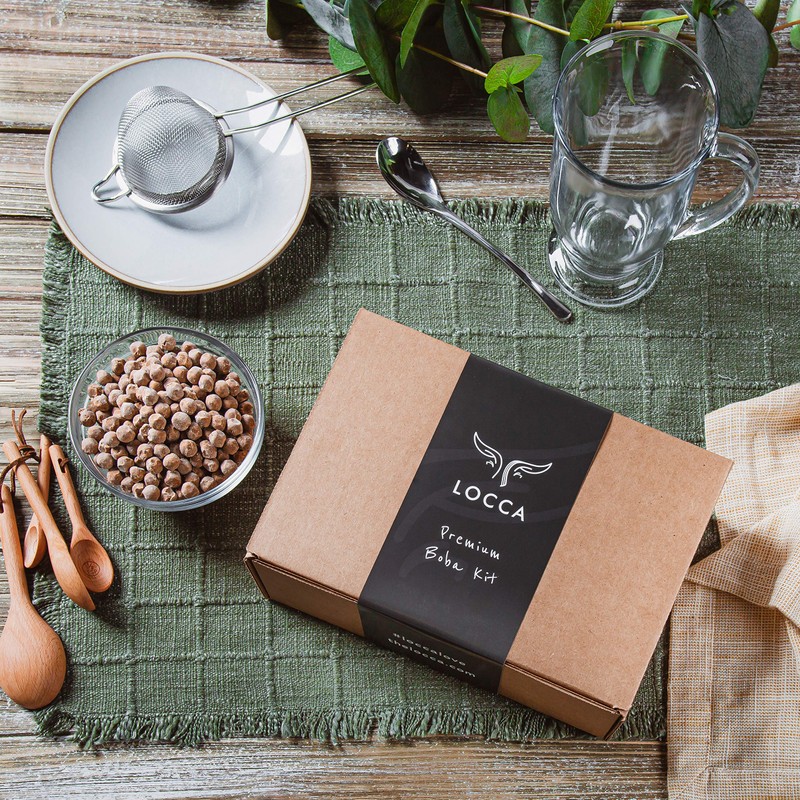 Locca Boba Tea Kit 24+ Bubble Teas | Premium Peach