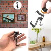 Paifeancodill 6Pack Brick Clips Hanger Hooks,Heavy Duty Stainless Steel Hooks,Mount